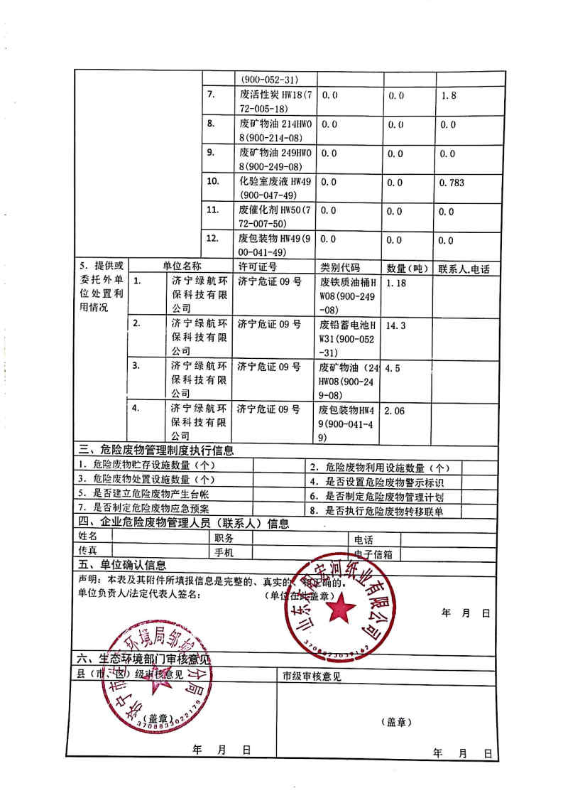 2025年澳门太阳成城宏河纸业危险废物第二季度报表_Page2.jpg